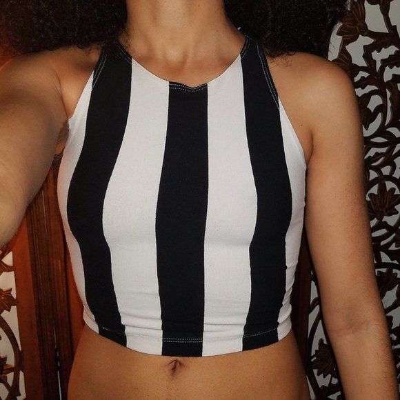 vertical american apparel crop top - Picture 1 of 1
